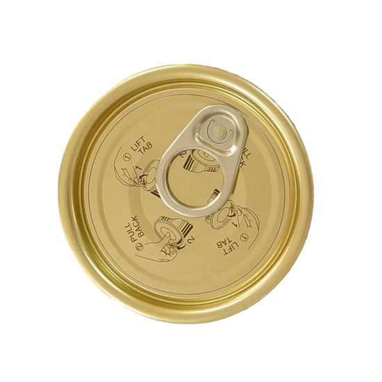 Tinplate #305 80.3mm Easy Open End Tinplate Lid Metal Lid Easy Open Lid for Food TFS/ETP Eoe Manufacturer