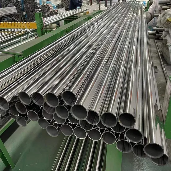 Round Stainless Steel Pipe ASTM A270 A554 SS304 316L 316 310S 440 1.4301 321 904L 201 Square Pipe Inox Ss Seamless Tube